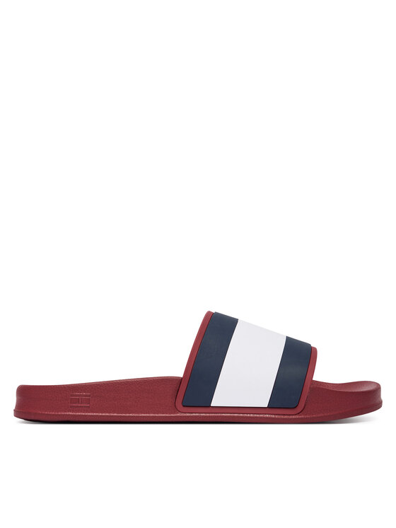Tommy Hilfiger Šlepetės Tommy Hilfiger Core Hilfiger Flag Pool Slide FM0FM05798 Vyšninė