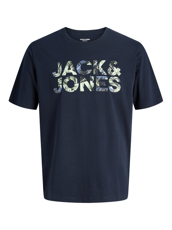 Jack & Jones Jack & Jones Camiseta Ejeff Logo 12288536 Azul marino Regular Fit
