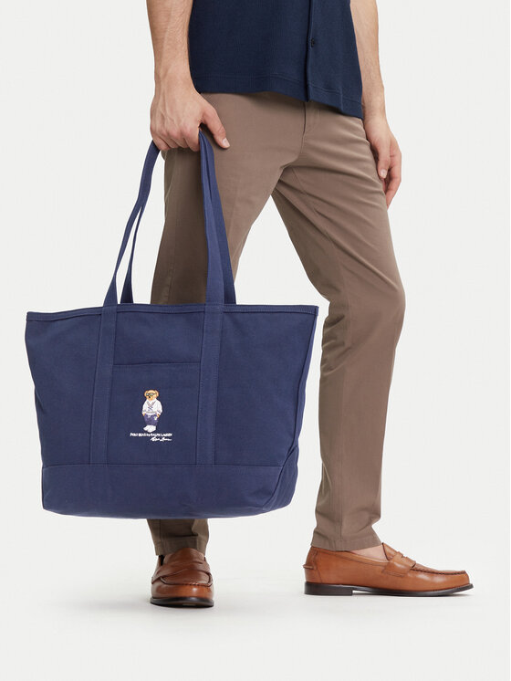 Polo Ralph Lauren Taška Polo Ralph Lauren Polo Bear 405962430001 Tmavomodrá