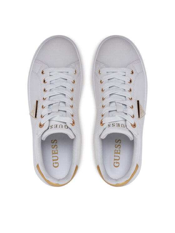Guess Sneakers Guess FLJD12 LEA12 Alb