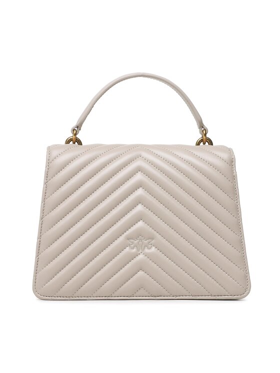 PINKO Kabelka Pinko Love One Top Handle Classic Ligh PE 23 PLTT 100066 A0GK Sivá