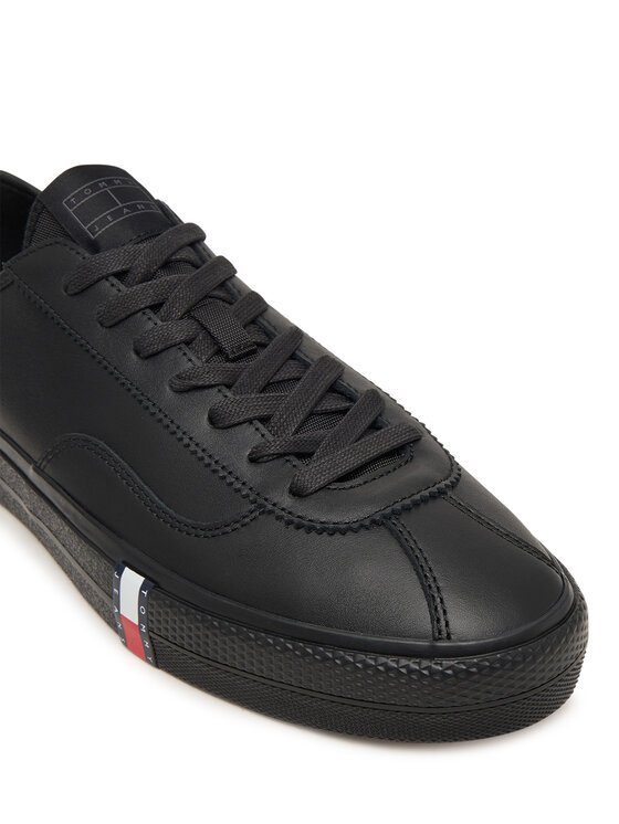 Tommy Jeans Tenisice Tommy Jeans Archive Y2K Leather EM0EM01767 Crna