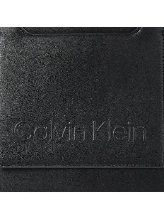 Calvin Klein Geantă Calvin Klein Ck Set Tote Medium K60K611077 Negru