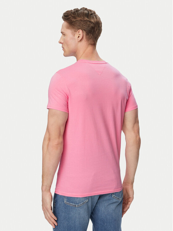 Tommy Jeans Tommy Jeans Camiseta DM0DM04411 Rosa claro Slim Fit