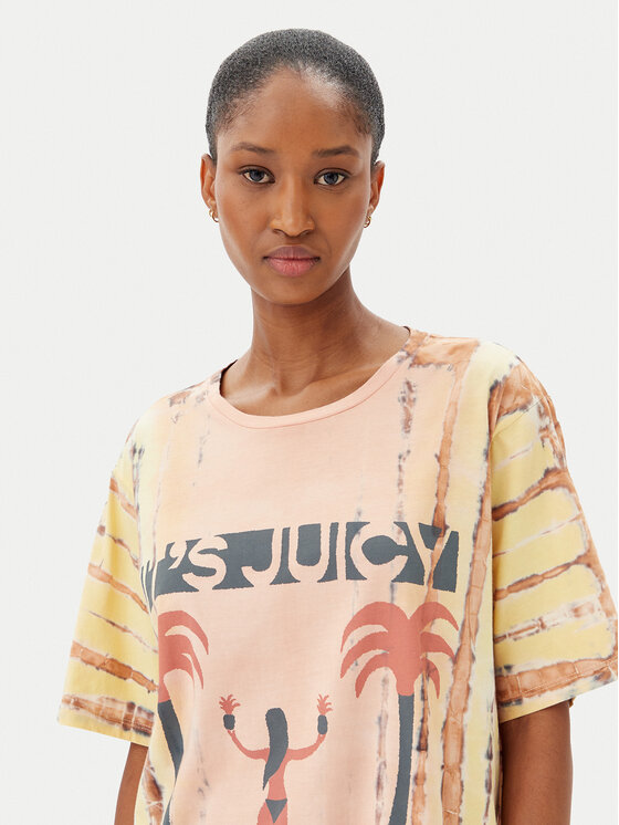 One Teaspoon One Teaspoon Футболка Its Juicy In Jamaica 26940 Оранжевий Relaxed Fit