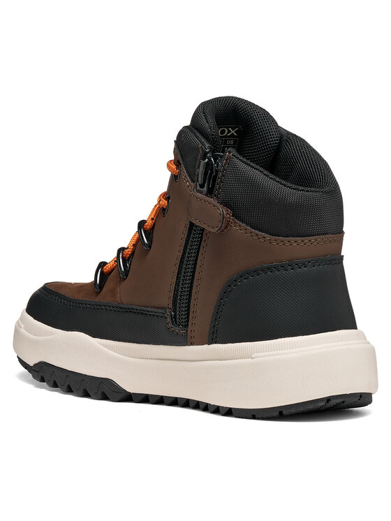 Geox Trzewiki Geox J Bunshee Boy B Abx J56FMA 0ME32 C6006 M Brązowy ciemny