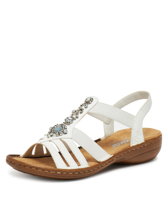 Rieker Sandali Rieker 60839-80 Bianco