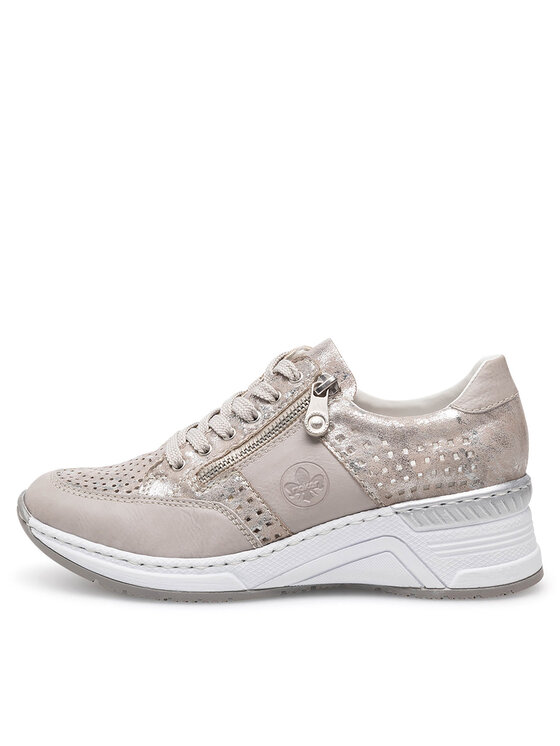 Rieker Sneakers Rieker N4327-80 Argintiu