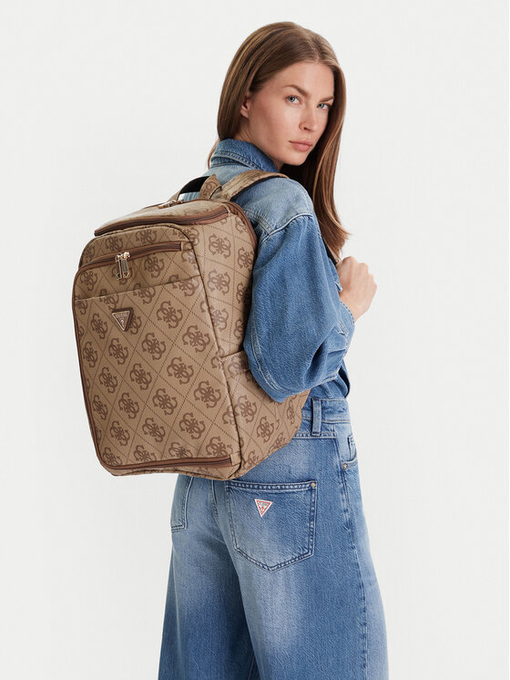 Guess Batoh Guess Berta Travel TWOB86 88033 Hnědá