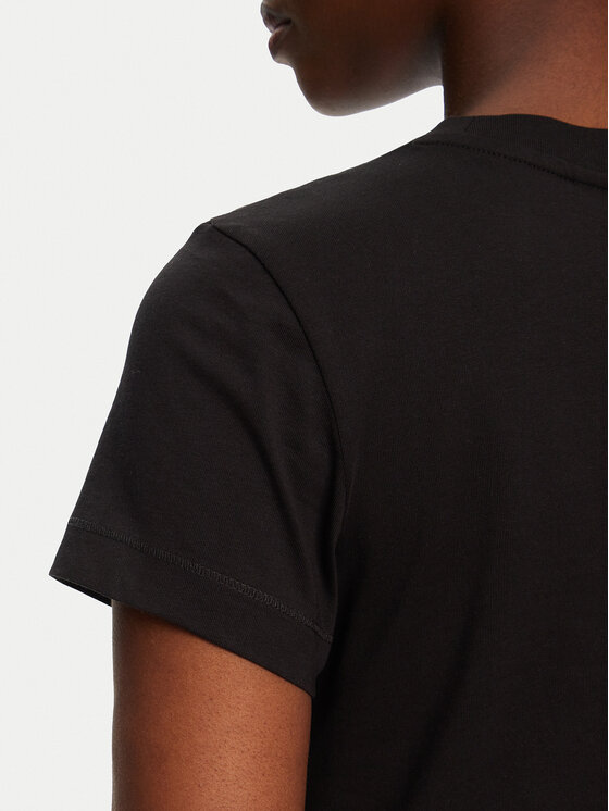 Calvin Klein Jeans Calvin Klein Jeans T-shirt Monologo J20J223563 Crna Slim Fit