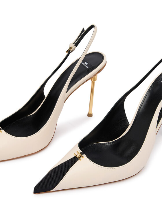 Elisabetta Franchi Aukštakulniai Elisabetta Franchi SA-15L-66E2-V600 Kreminė