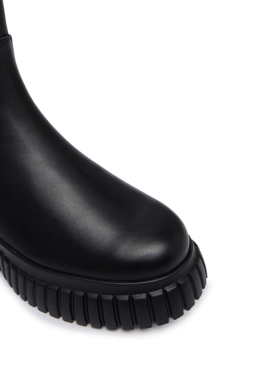 KARL LAGERFELD Bokacsizma KARL LAGERFELD Kreeper Wedge KL44460 Fekete