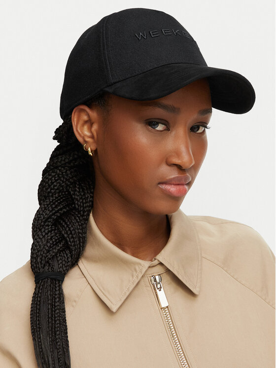 Weekend Max Mara Шапка с козирка Weekend Max Mara Pomposa 2625576065650 Черен