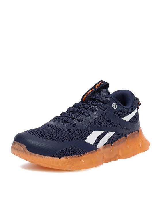 Reebok Sneakersy Reebok EO-ZIG N GLOW 3 ELASTIC LACE 100272213 Tmavomodrá