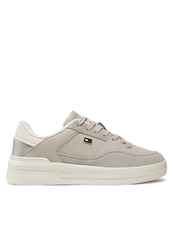Tommy Hilfiger Sneakersy Tommy Hilfiger Essent Basket FW0FW08615 Šedá