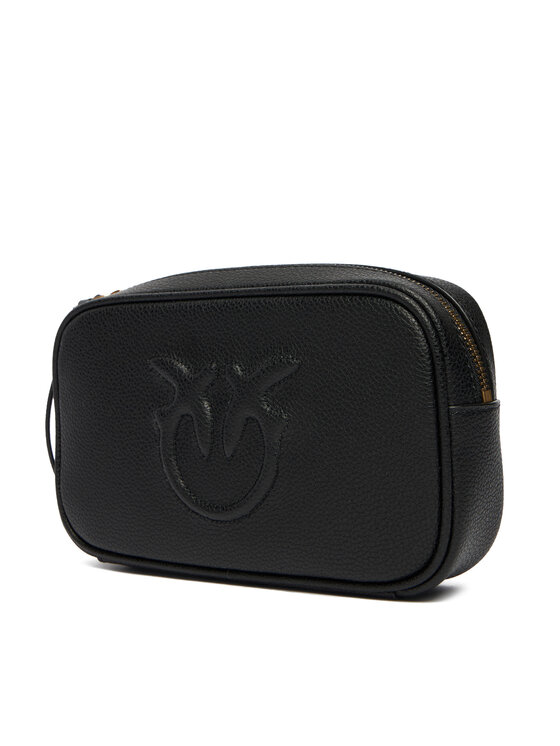 PINKO Torbica oko struka﻿ PINKO Belt Bag Pelle Bottalata AI 25-26 PCPL 105354 A29Q Crna