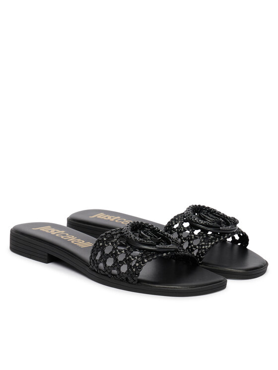 Just Cavalli Шльопанці Just Cavalli 80RA3S83 ZSE38 Чорний