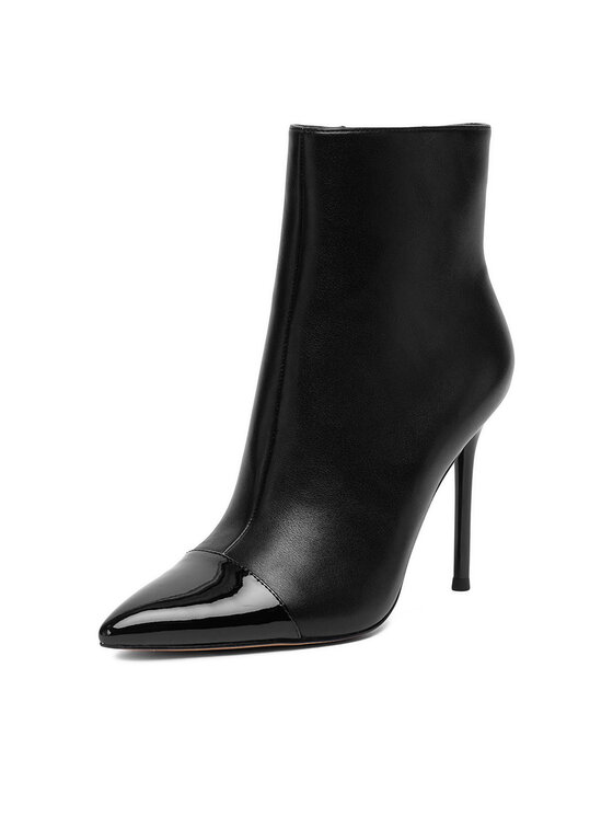 Nine West Īsie zābaki Nine West CEO-MAYA-01 Melns