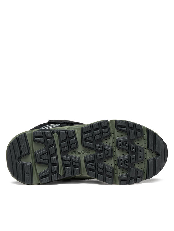 Geox Šnurovacia obuv Geox J Flexyper Plus Boy B Abx J66LCG 0FU54 C0033 M Tmavo zelená