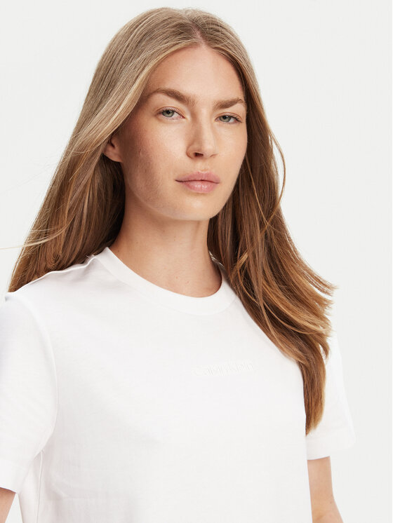Calvin Klein Calvin Klein T-shirt LV044C905G Bijela Regular Fit