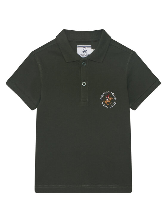 Beverly Hills Polo Club Beverly Hills Polo Club Поло P-SS26B-P42560 Темно-зелений Regular Fit