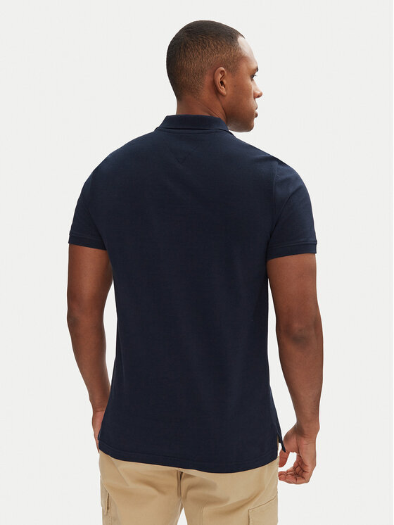 Tommy Jeans Tommy Jeans Polo marškinėliai DM0DM20676 Tamsiai mėlyna Slim Fit