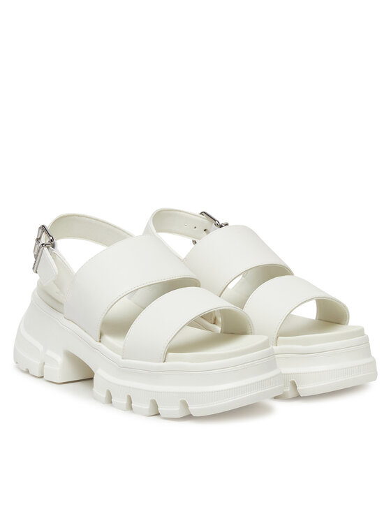 Tommy Jeans Sandali Tommy Jeans Tjw Chunky City Sandal EN0EN02750 Écru