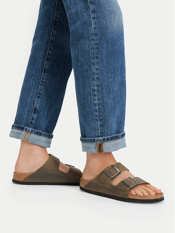 Birkenstock Klapki Birkenstock Arizona Sfb 1019377 Khaki