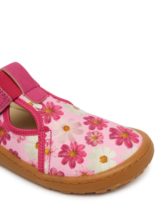 Froddo Тапочки Froddo Barefoot Canvas T-Bar G1700439-4 S Рожевий