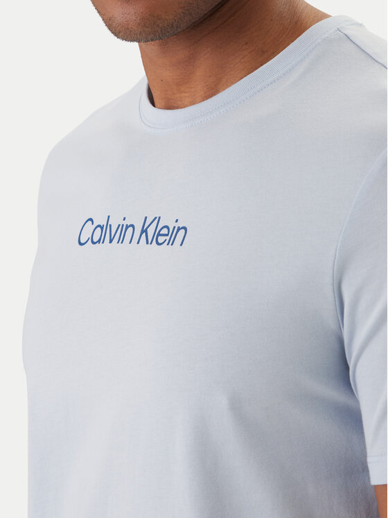 Calvin Klein Calvin Klein Camiseta Logo 30s LV04LD230G Celeste Regular Fit