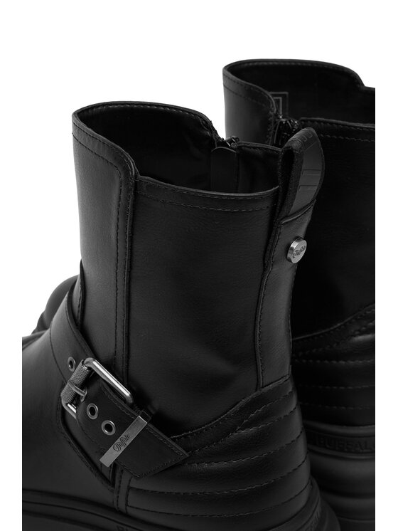 Buffalo Ботильйони Buffalo Dione Biker Boot Mid 1270127 Чорний