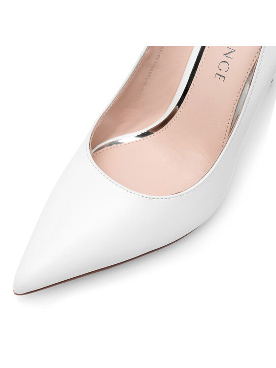 Eva Minge Pantofi cu toc subțire Eva Minge OLIVIA-SLT3396-138 Alb