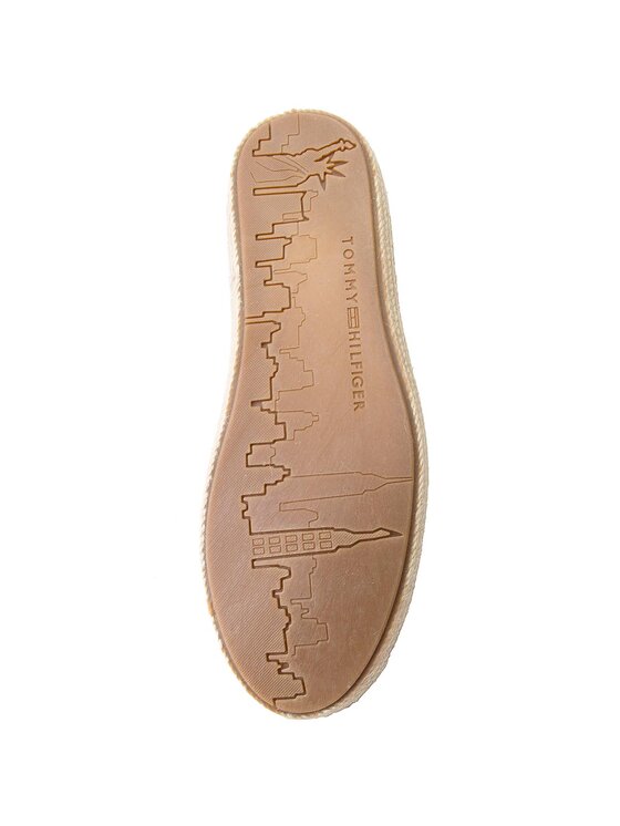 Tommy Hilfiger Espadrilky Tommy Hilfiger Easy Summer Print Slip On FM0FM01814 Béžová