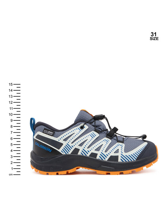 Salomon Трекінгові черевики Salomon Xa Pro V8 Waterproof L47857000 Сірий