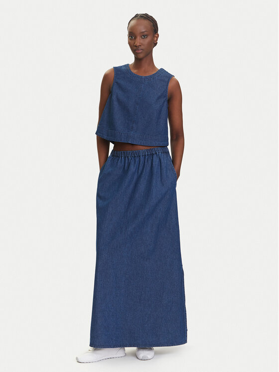 Pieces Pieces Топ Tenim 17157936 Cиній Regular Fit