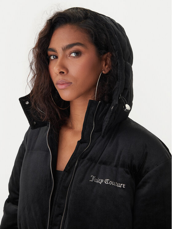 Juicy Couture Juicy Couture Télikabát Century JCOIJ225552 Fekete Relaxed Fit