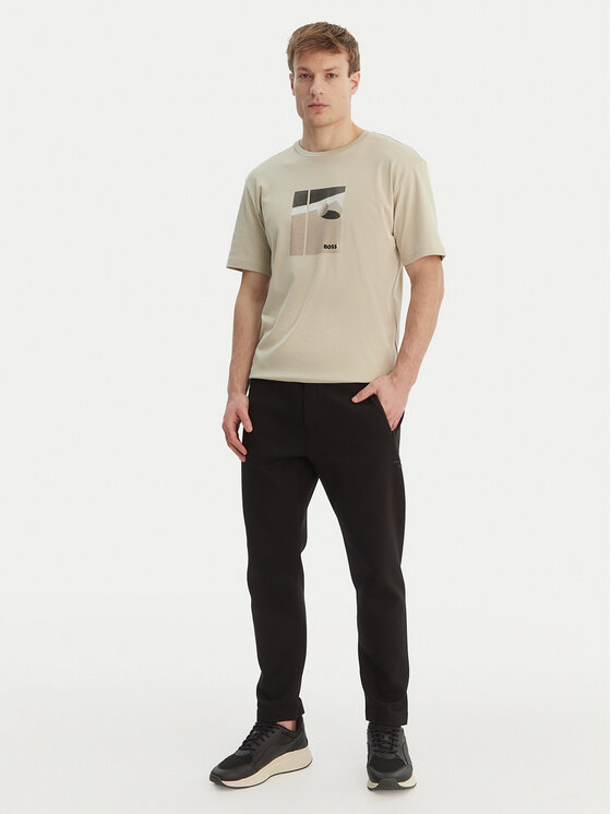 BOSS BOSS Camiseta Join 50554365 Beis Regular Fit