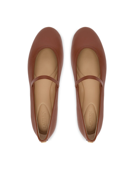 LAUREN RALPH LAUREN Baleriny LAUREN RALPH LAUREN 802977874002 Brązowy
