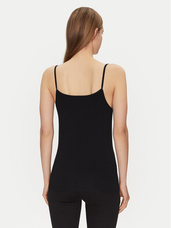 Triumph Triumph Топ Feel Of Cotton 10224994 Чорний Slim Fit