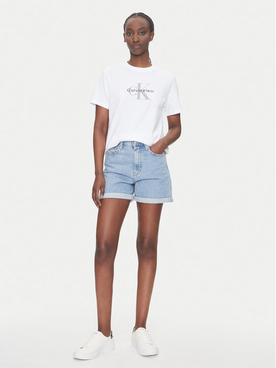 Calvin Klein Jeans Calvin Klein Jeans T-shirt Hero LV047B865G Bianco Regular Fit
