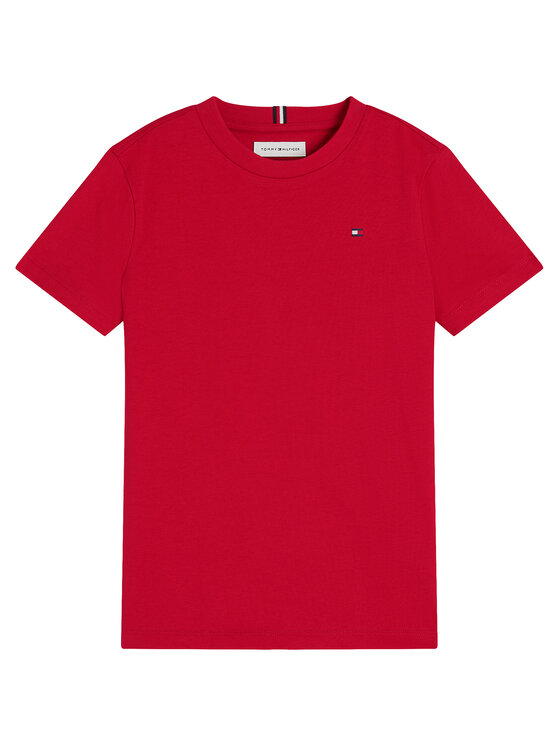 Tommy Hilfiger Tommy Hilfiger Camiseta Team Tommy Graphic KB0KB10591 Rojo Regular Fit