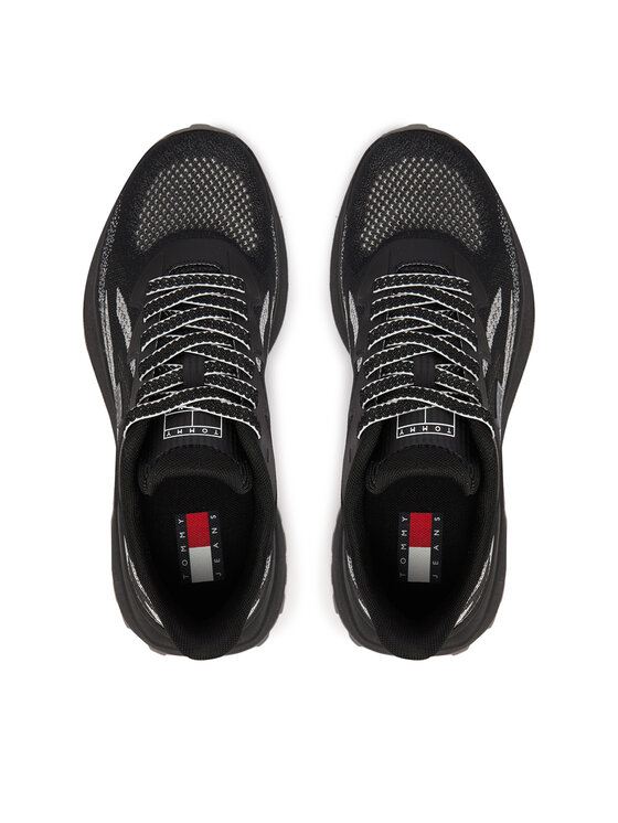 Tommy Jeans Tenisice Tommy Jeans Tjw Sporty Knit Runner EN02962 Crna