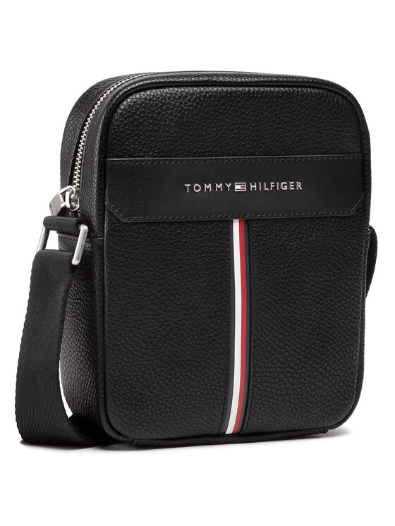 Tommy Hilfiger Brašna Tommy Hilfiger Downtown Mini Reporter AM0AM07230 Černá