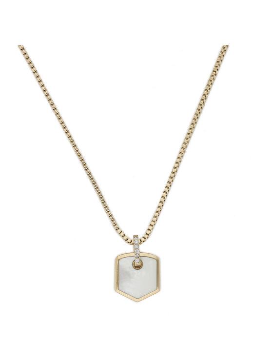 Fossil Náhrdelník Fossil JF04529710 Zlatá