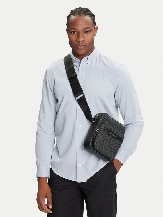 MICHAEL Michael Kors Плоска сумка MICHAEL Michael Kors Hudson 33T5LHDM0B Чорний
