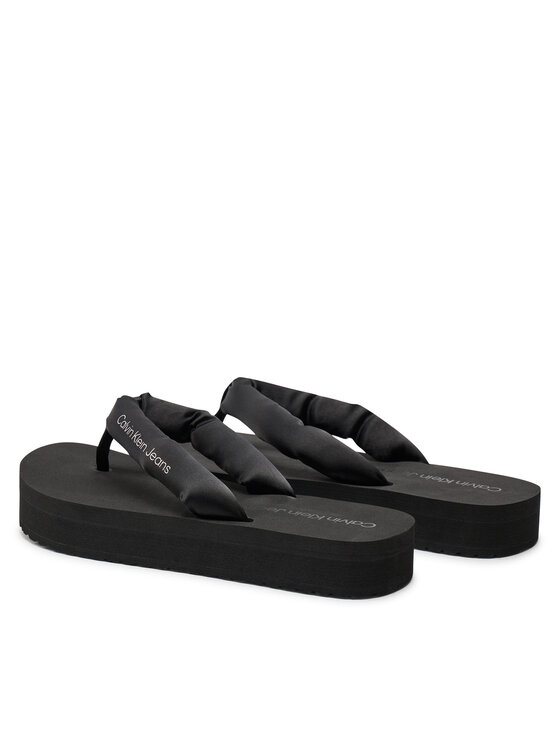 Calvin Klein Jeans Flip-flops Calvin Klein Jeans Beach Sandal Flatform Padded Ny YW0YW01400 Fekete