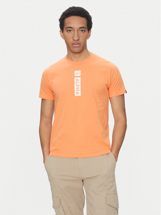 Alpha Industries Alpha Industries Camiseta 146509 Naranja Regular Fit
