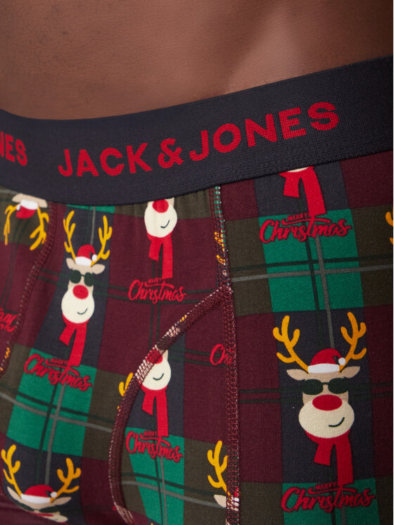 Jack & Jones Jack & Jones Conjunto de calzoncillos boxer Rudolph 12285150 Azul marino