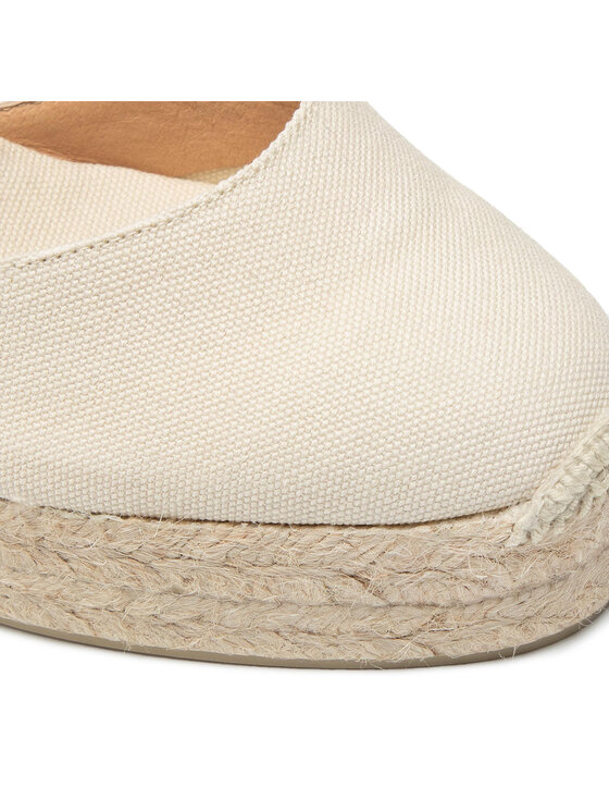 Castañer Espadrilky Castañer Carina/8ED/001 Béžová