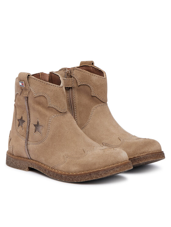 Tommy Hilfiger Bokacsizma Tommy Hilfiger T1A5-35191-1429 S Bézs